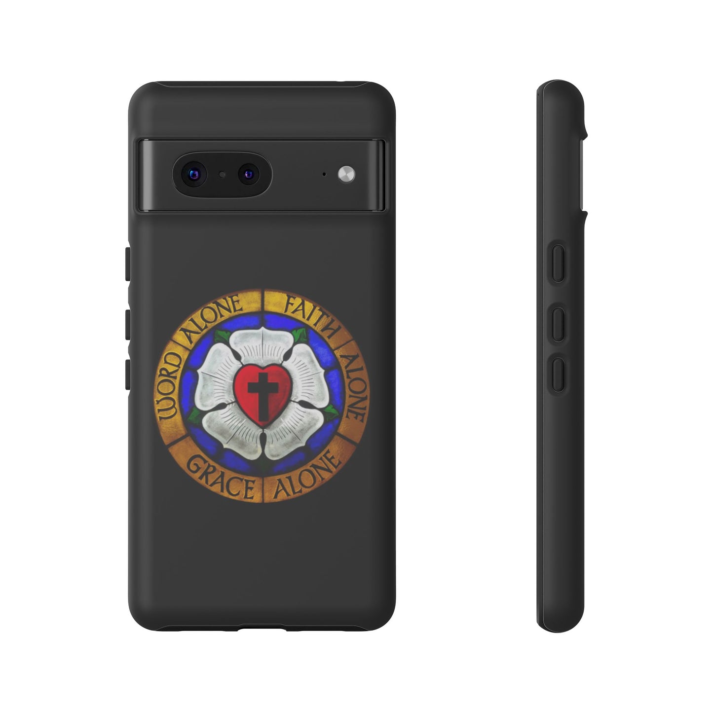 Luther Rose Black Tough Phone Case