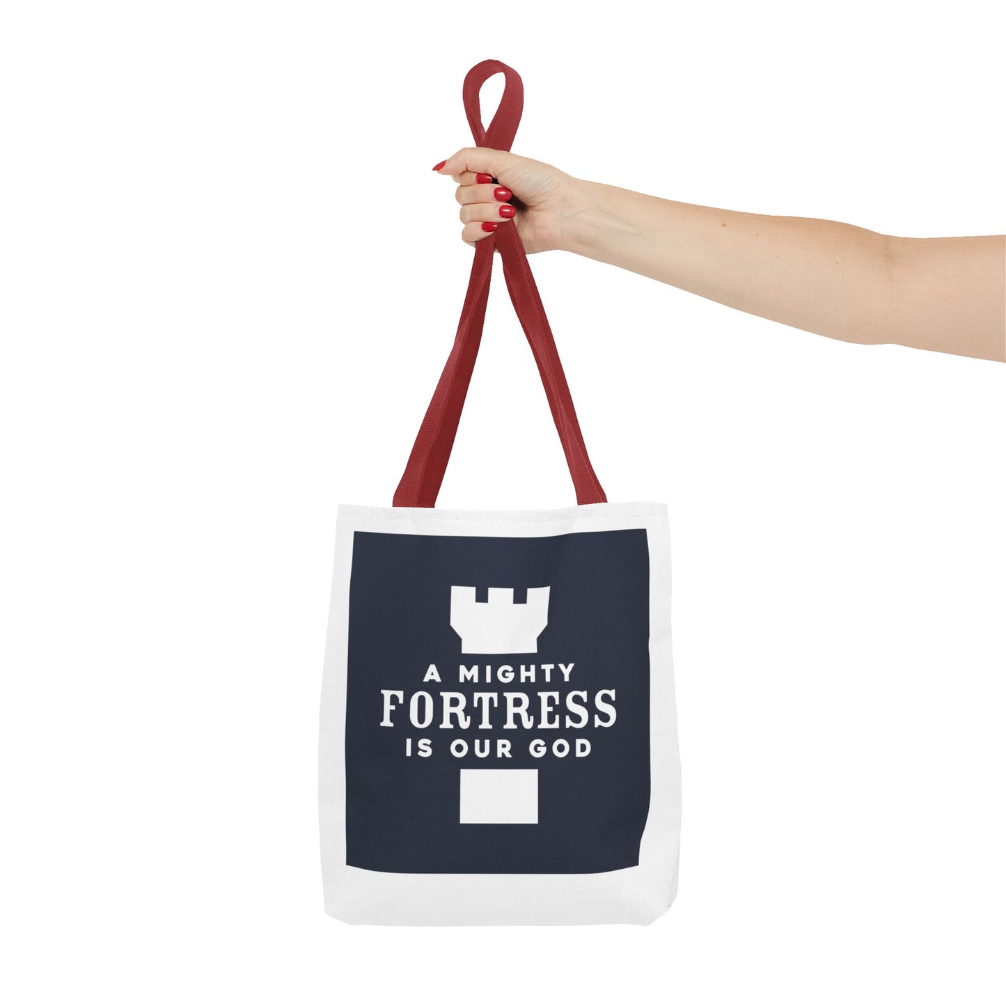 A Mighty Fortress Is Our God Tote Bag