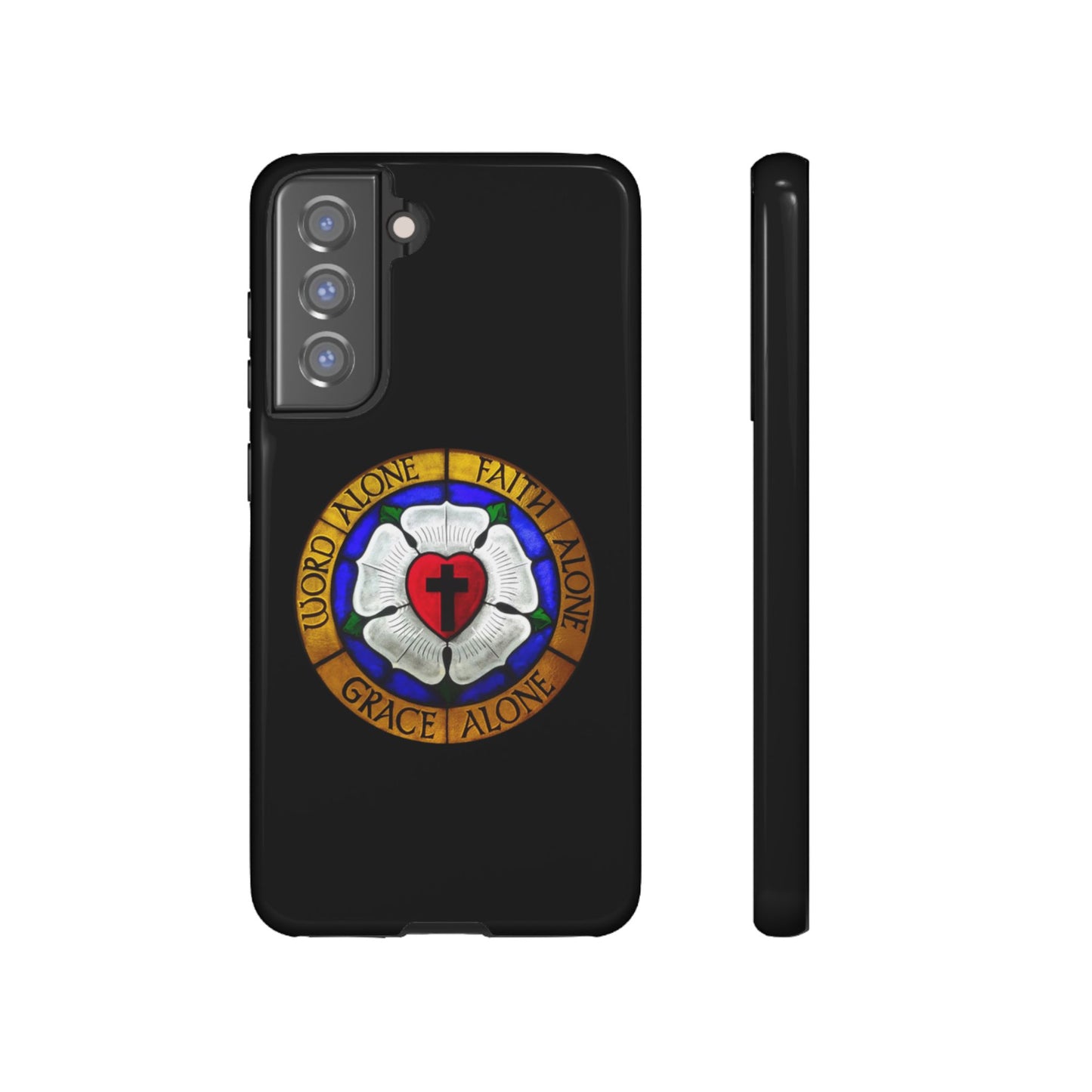 Luther Rose Black Tough Phone Case