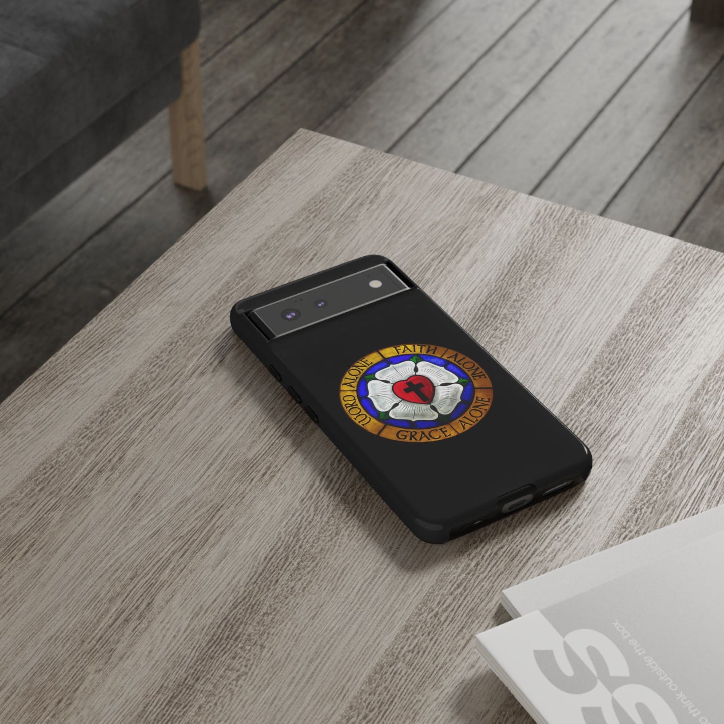 Luther Rose Black Tough Phone Case