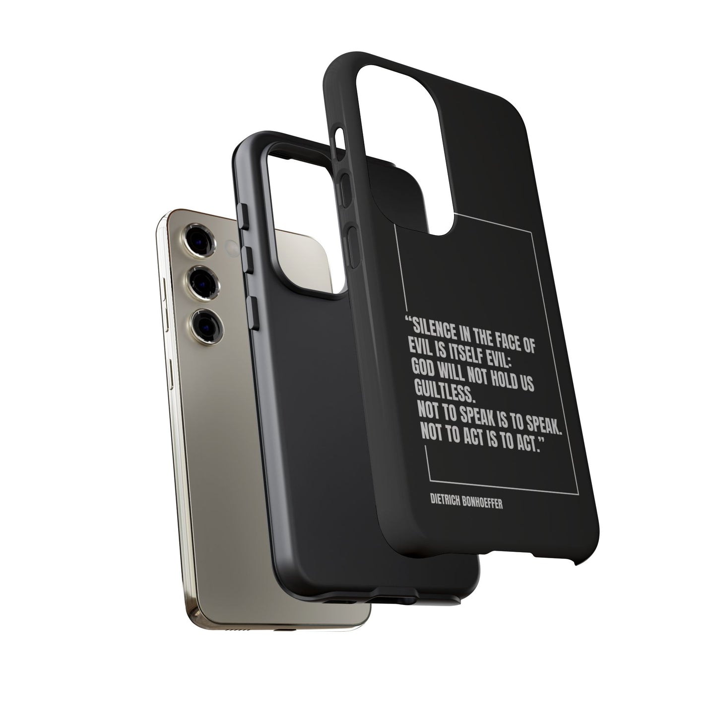 Dietrich Bonhoeffer quote tough phone case
