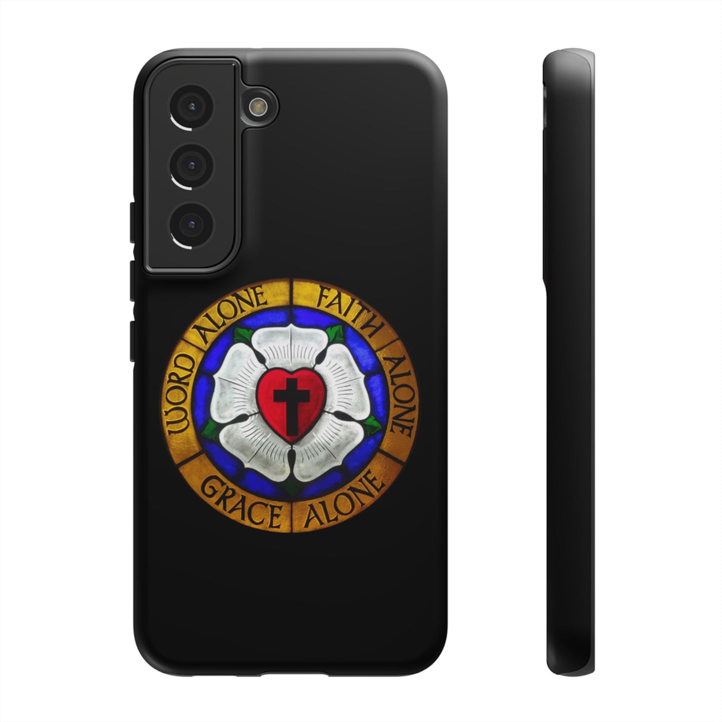 Luther Rose Black Tough Phone Case