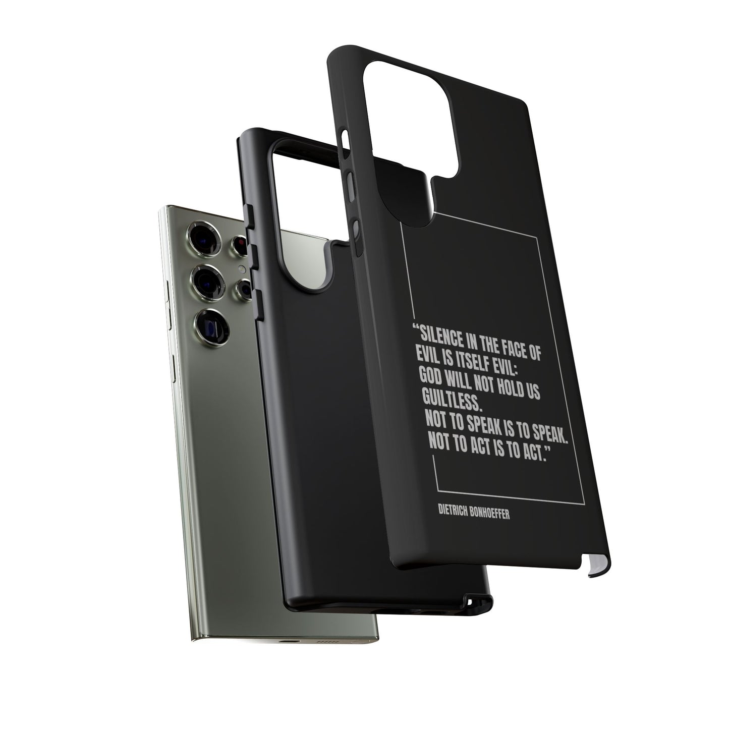 Dietrich Bonhoeffer quote tough phone case