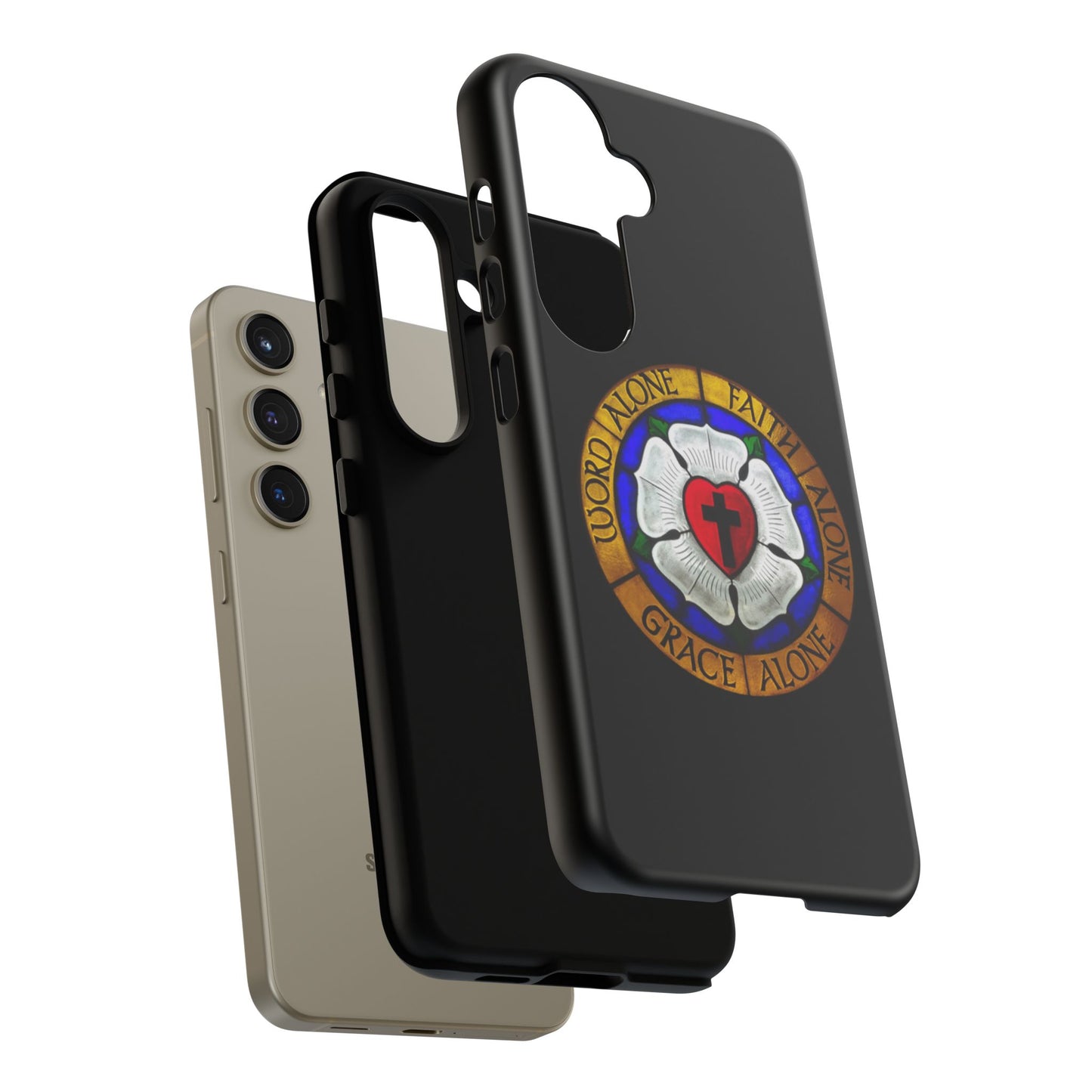 Luther Rose Black Tough Phone Case