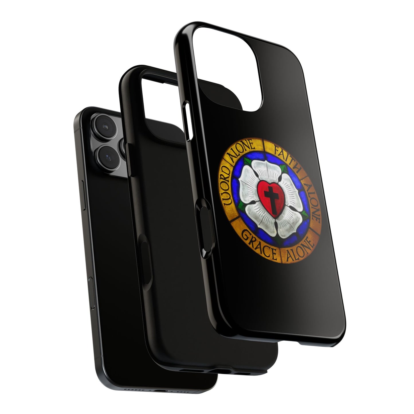 Luther Rose Black Tough Phone Case