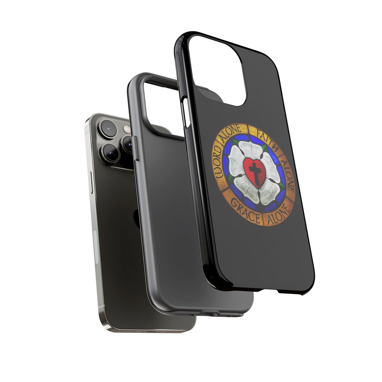 Luther Rose Black Tough Phone Case