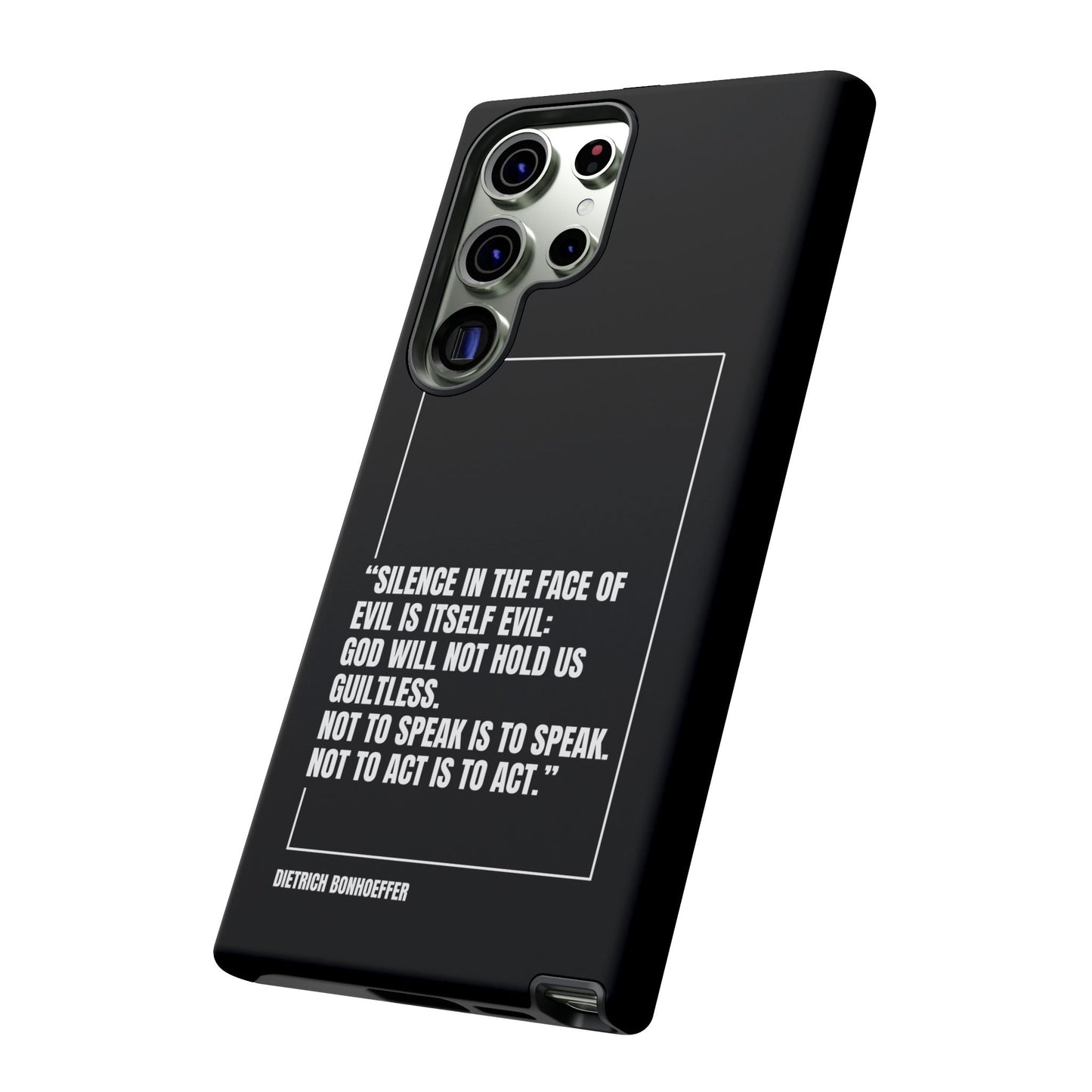 Dietrich Bonhoeffer quote tough phone case