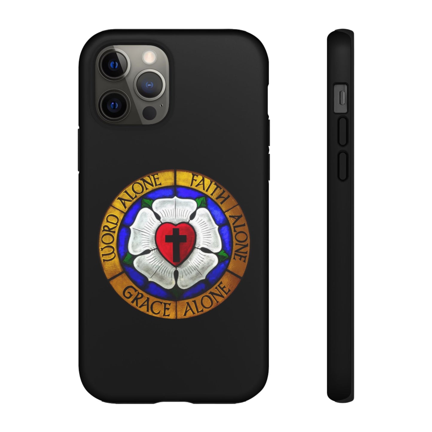 Luther Rose Black Tough Phone Case