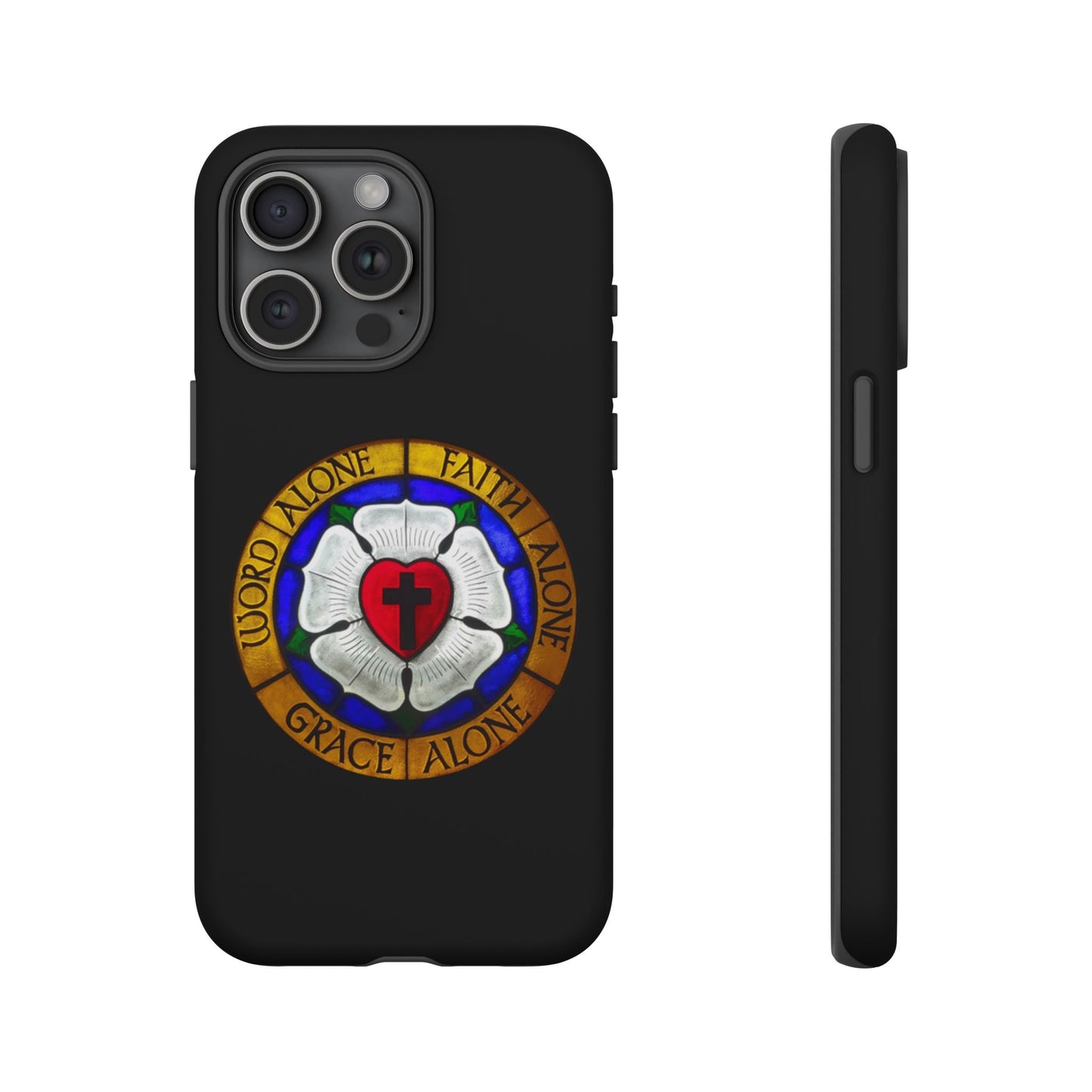 Luther Rose Black Tough Phone Case