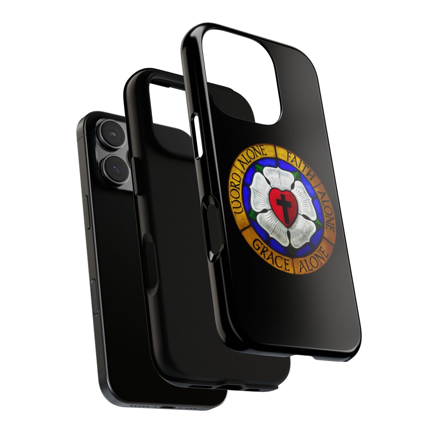 Luther Rose Black Tough Phone Case