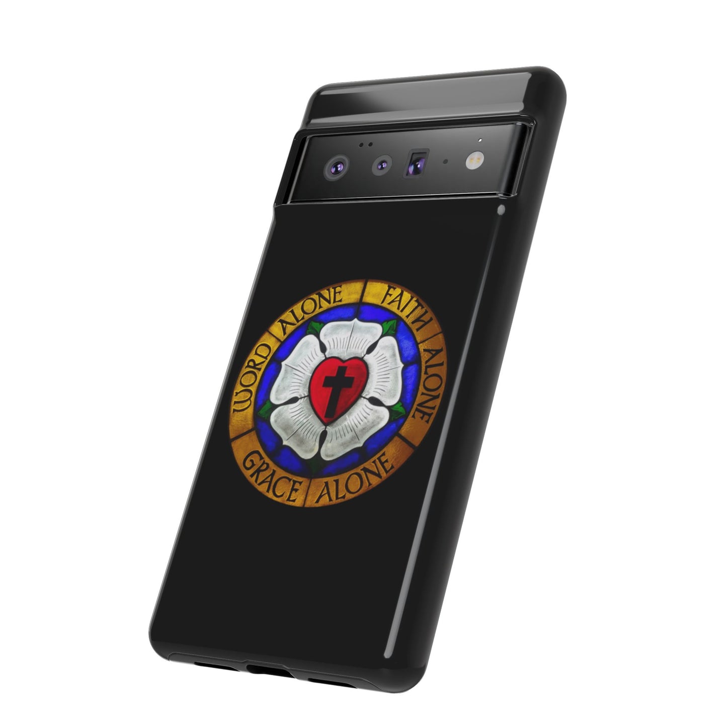 Luther Rose Black Tough Phone Case