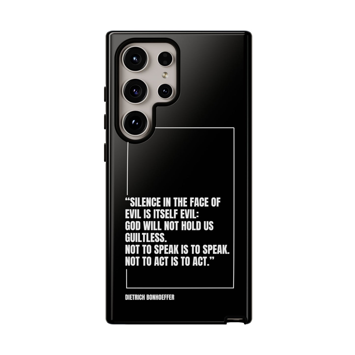 Dietrich Bonhoeffer quote tough phone case