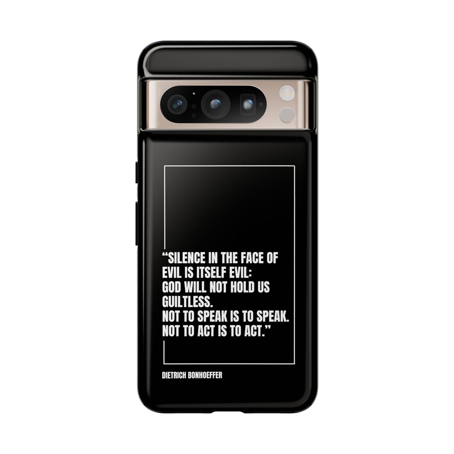 Dietrich Bonhoeffer quote tough phone case