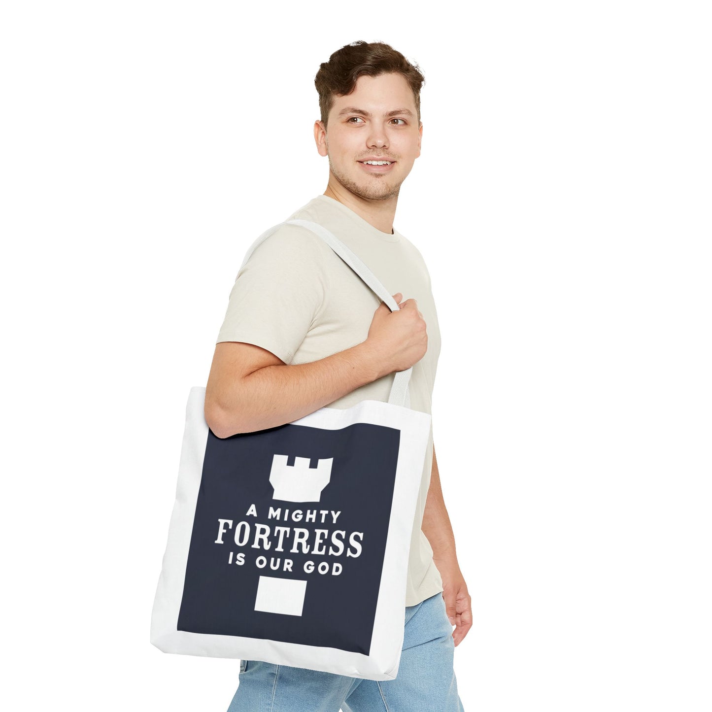 A Mighty Fortress Is Our God Tote Bag