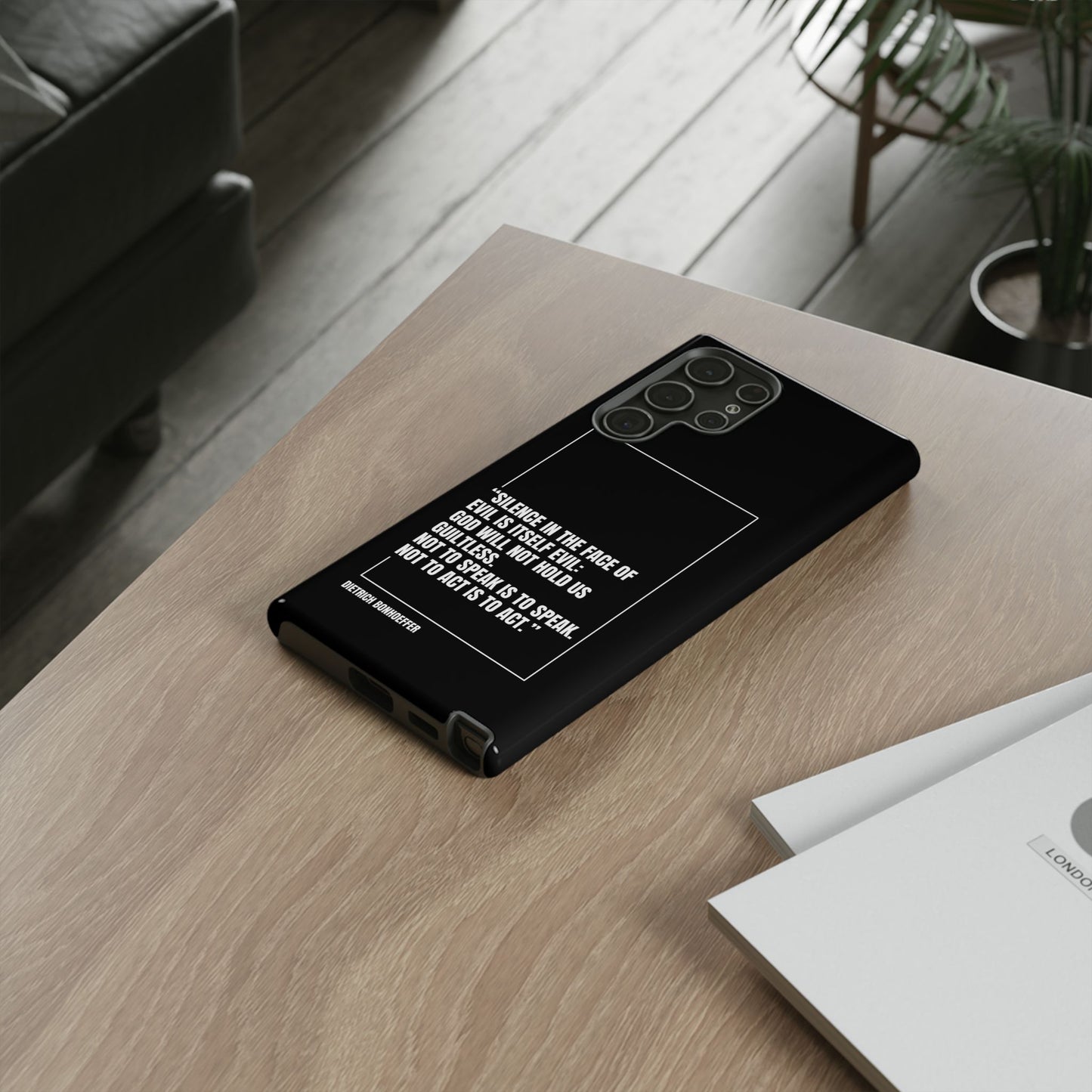 Dietrich Bonhoeffer quote tough phone case