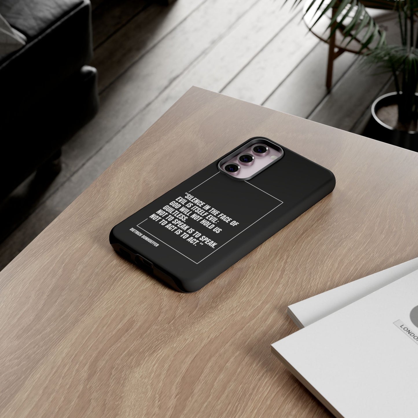 Dietrich Bonhoeffer quote tough phone case