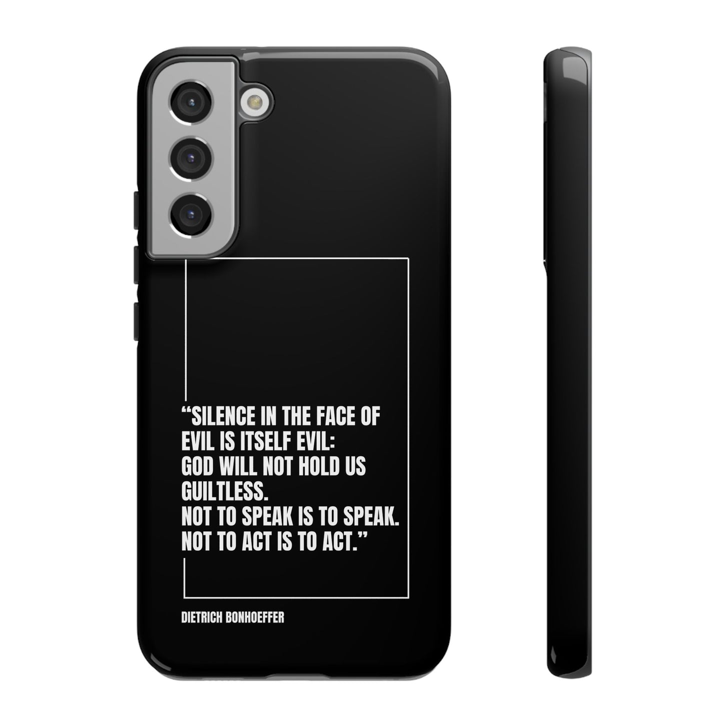 Dietrich Bonhoeffer quote tough phone case