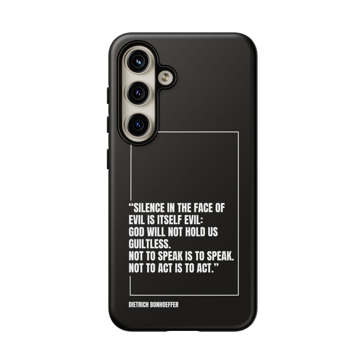 Dietrich Bonhoeffer quote tough phone case