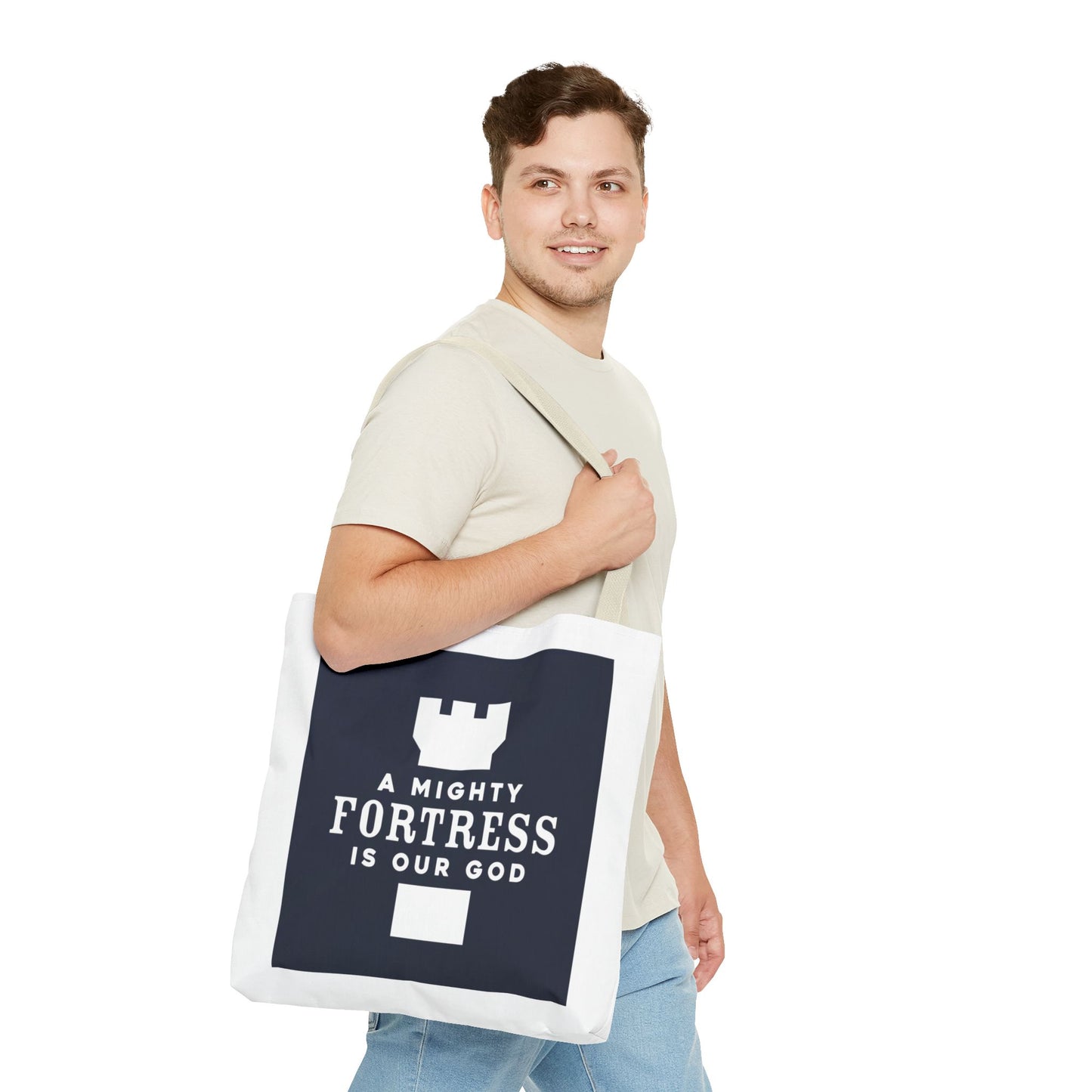 A Mighty Fortress Is Our God Tote Bag