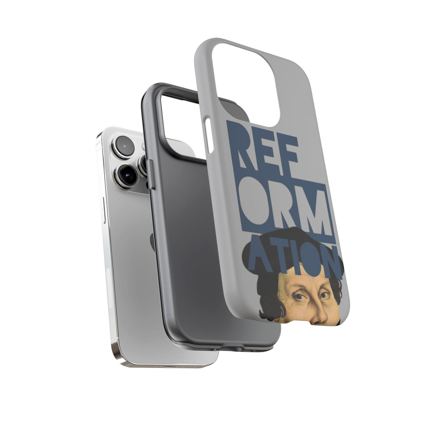 Grey Case with Reformative Design, Tough Cases