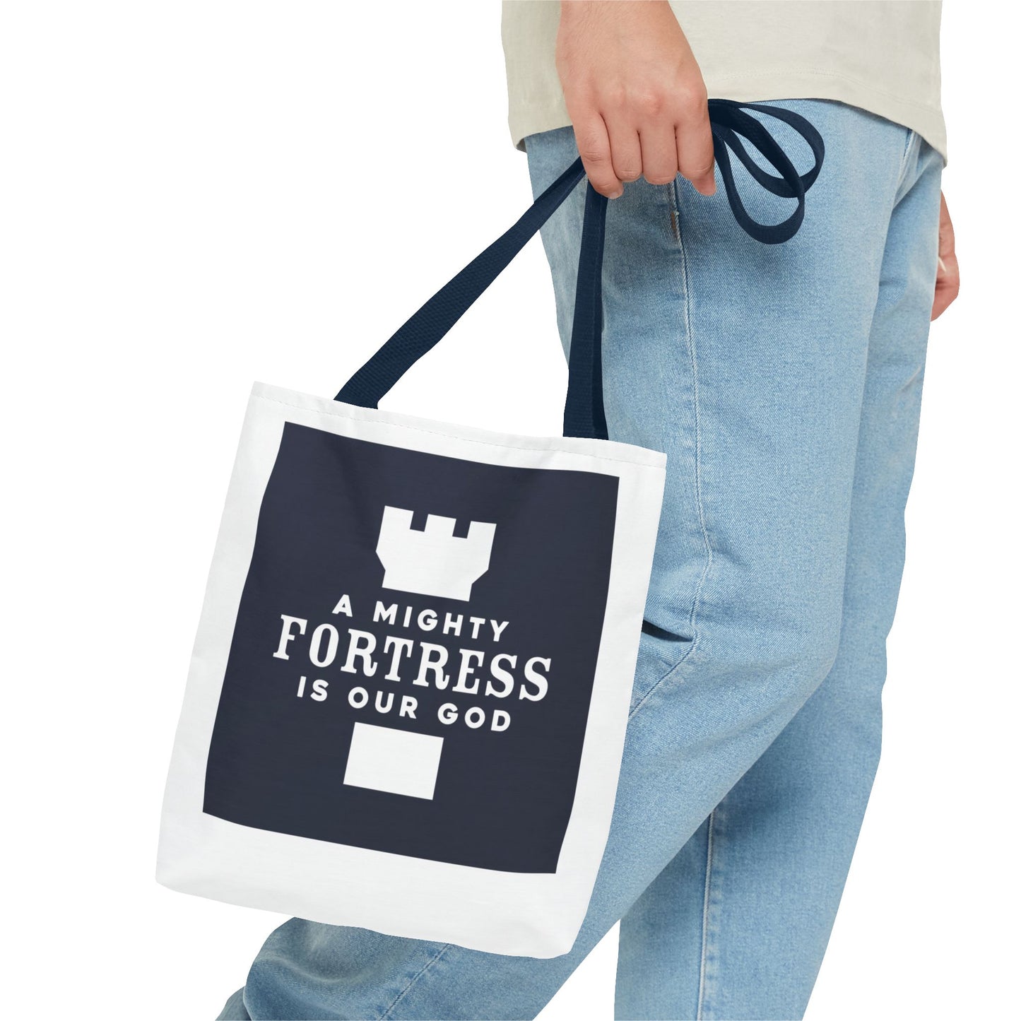 A Mighty Fortress Is Our God Tote Bag