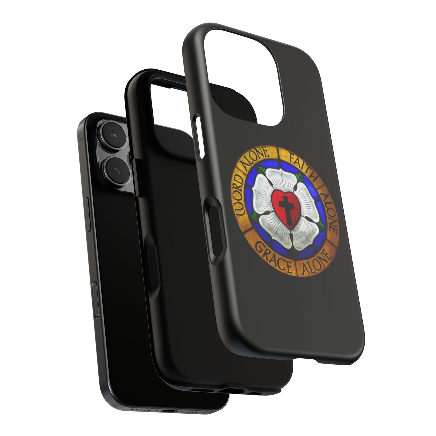 Luther Rose Black Tough Phone Case