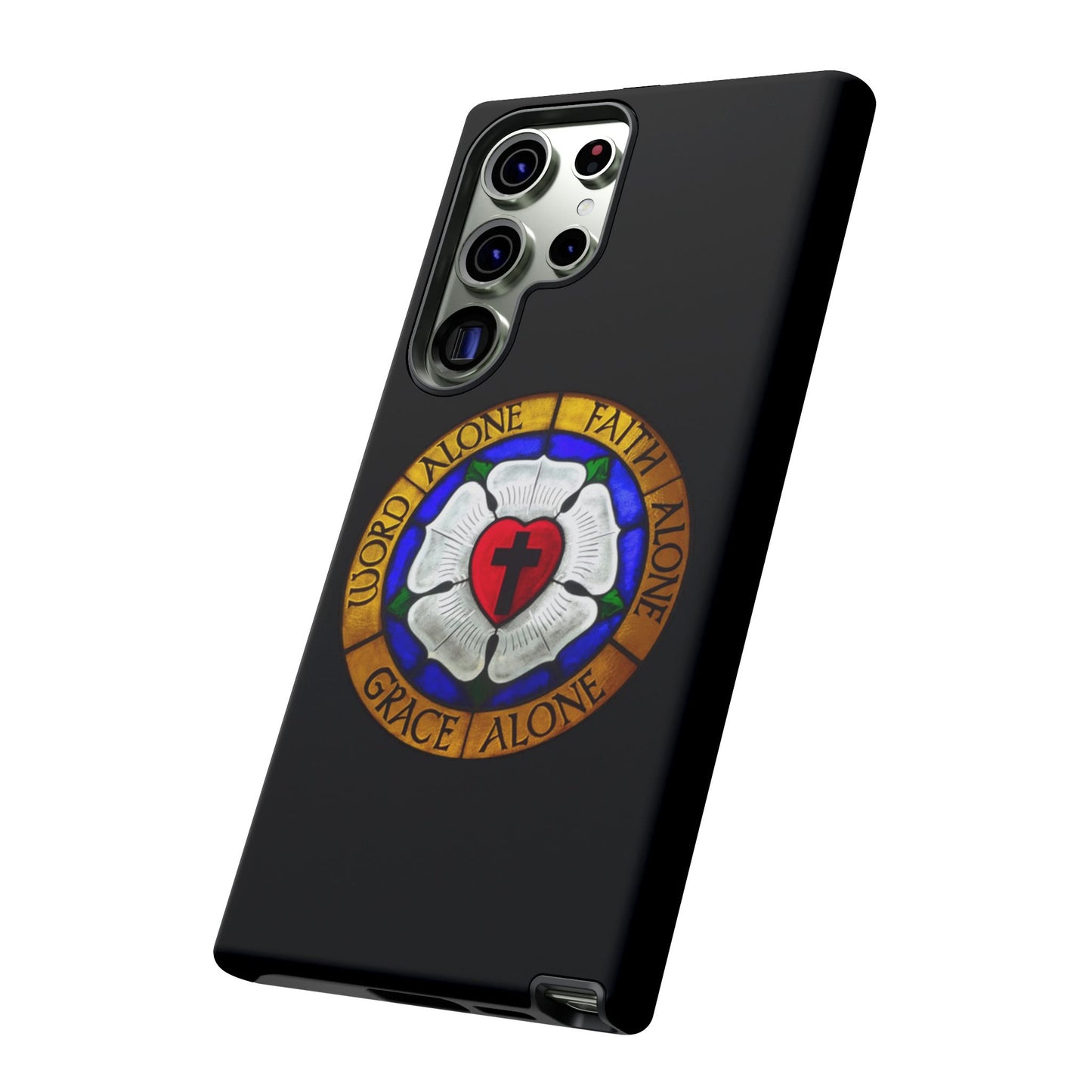Luther Rose Black Tough Phone Case