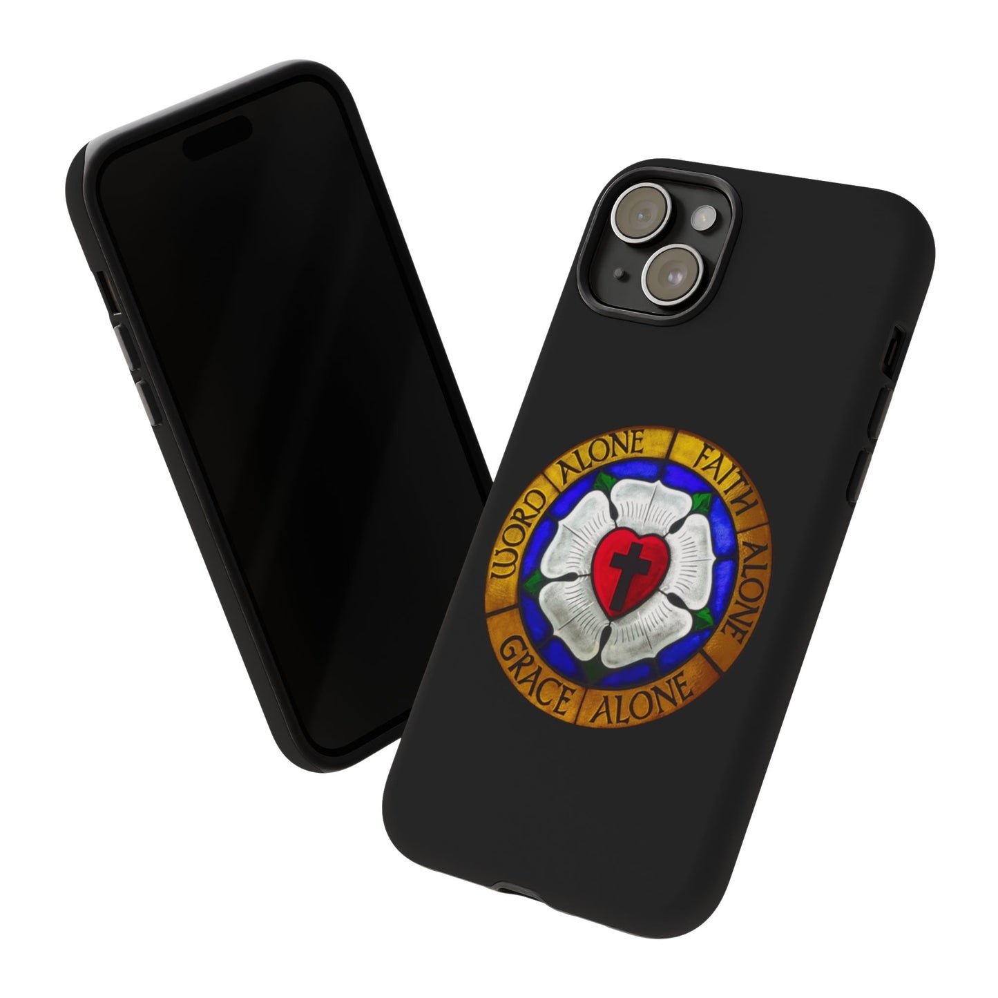 Luther Rose Black Tough Phone Case
