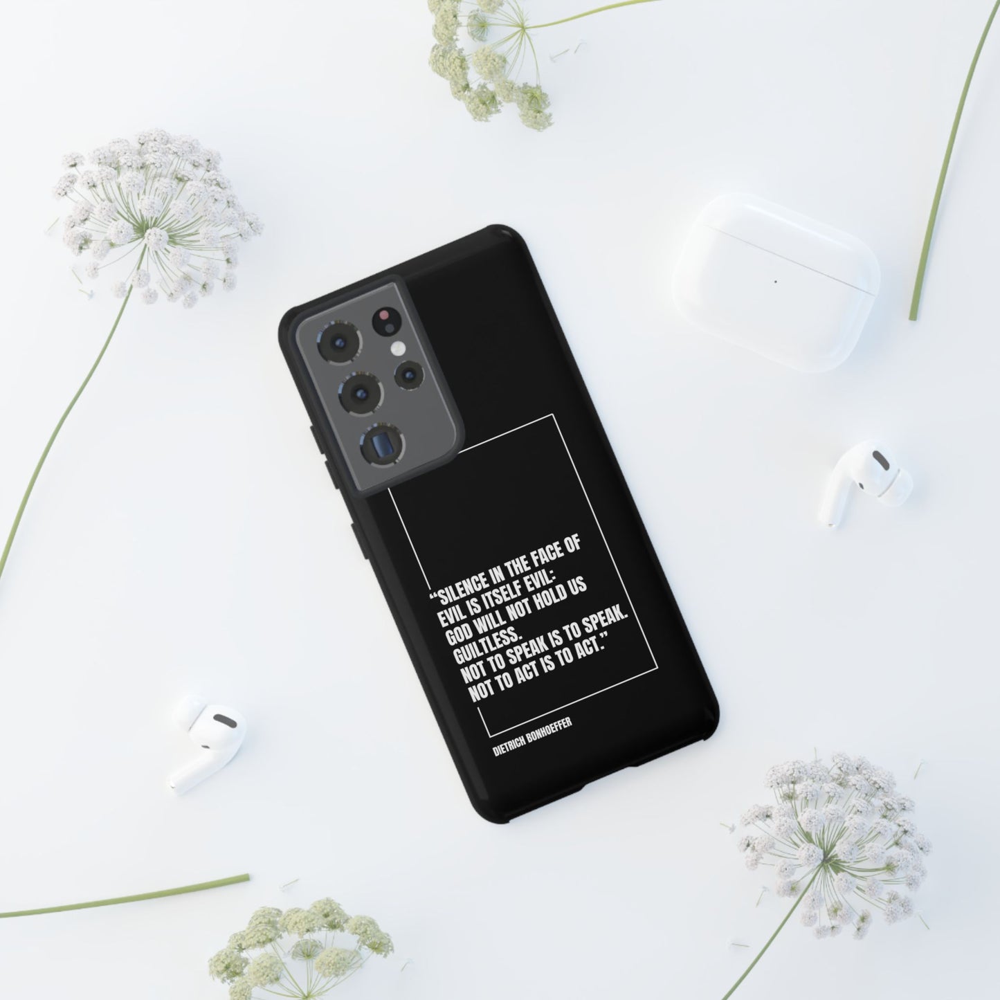Dietrich Bonhoeffer quote tough phone case