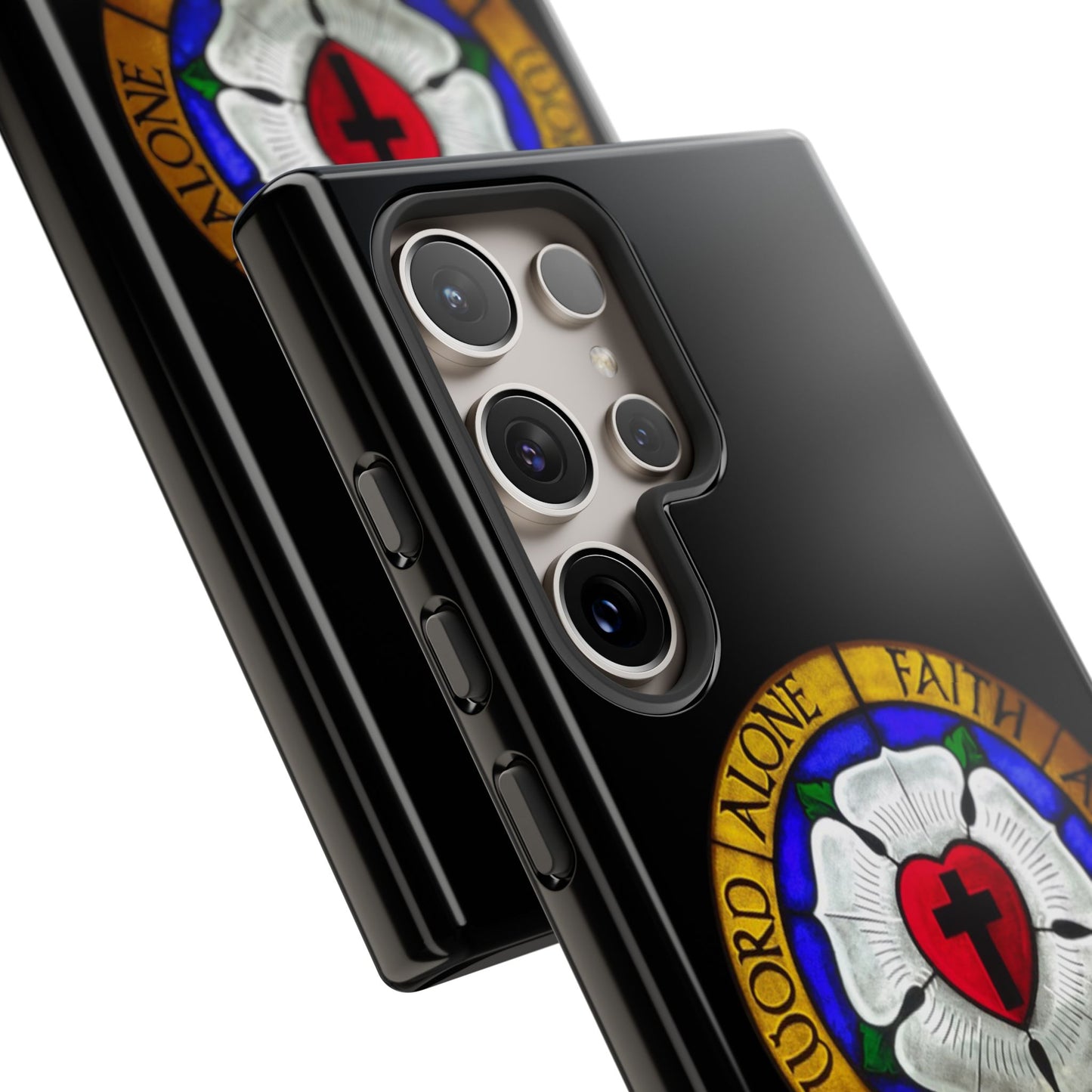 Luther Rose Black Tough Phone Case