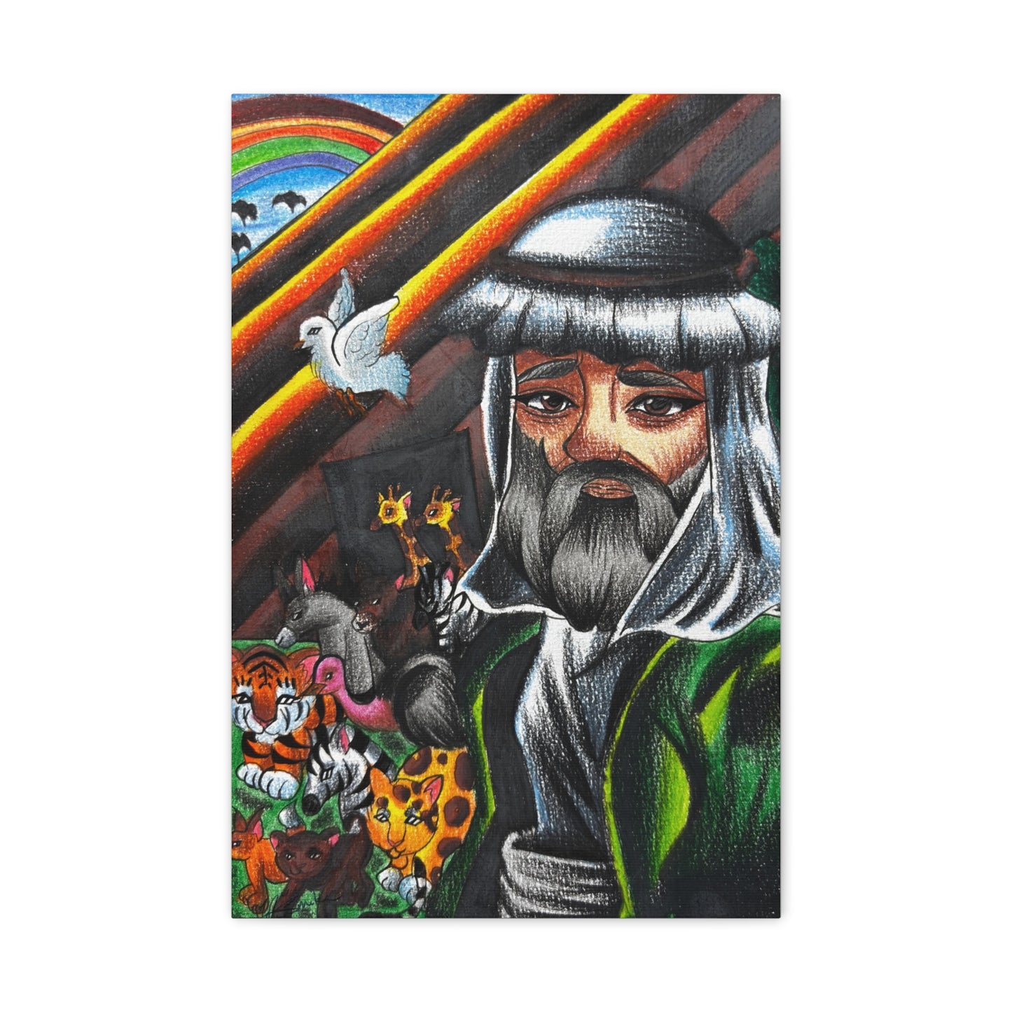 Noah's Ark, Wall Art Canva by Artist Mara Anna Smite