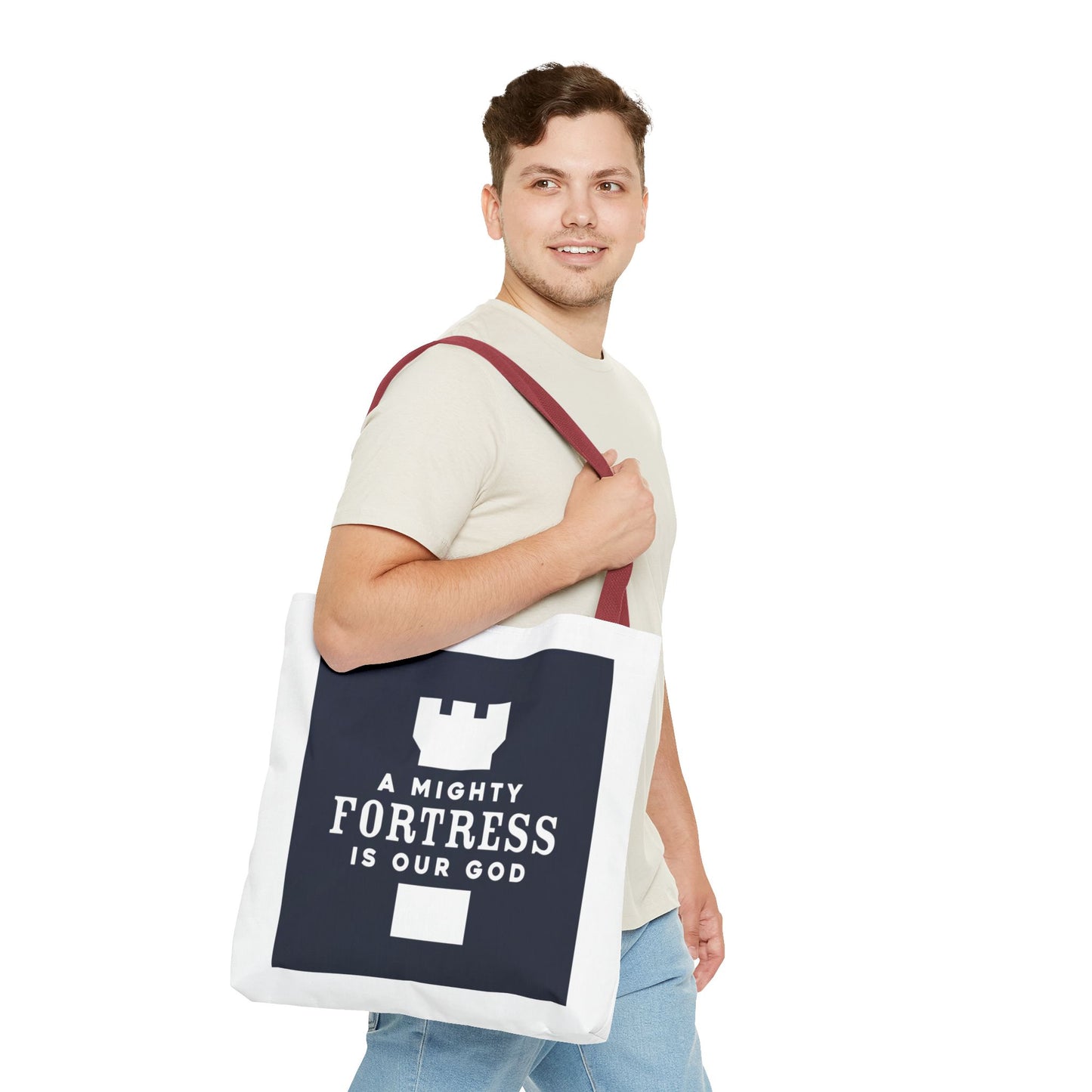 A Mighty Fortress Is Our God Tote Bag