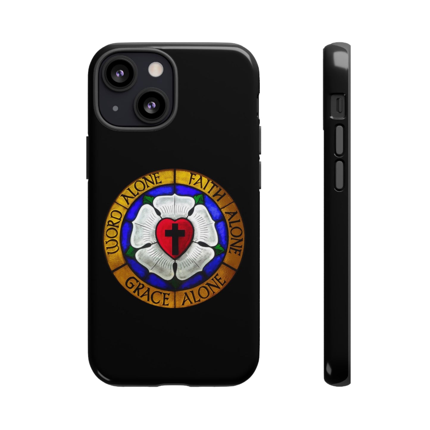 Luther Rose Black Tough Phone Case
