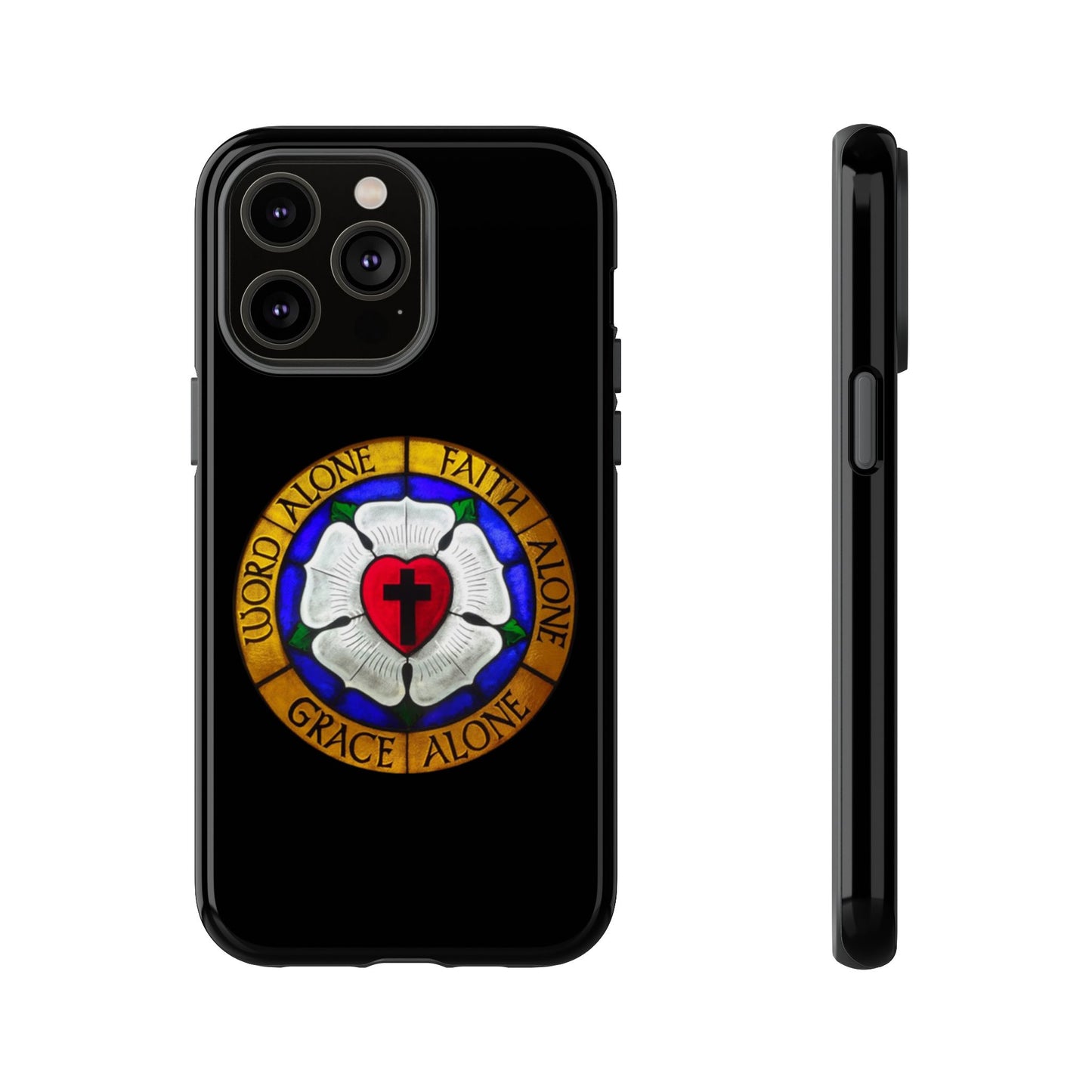 Luther Rose Black Tough Phone Case