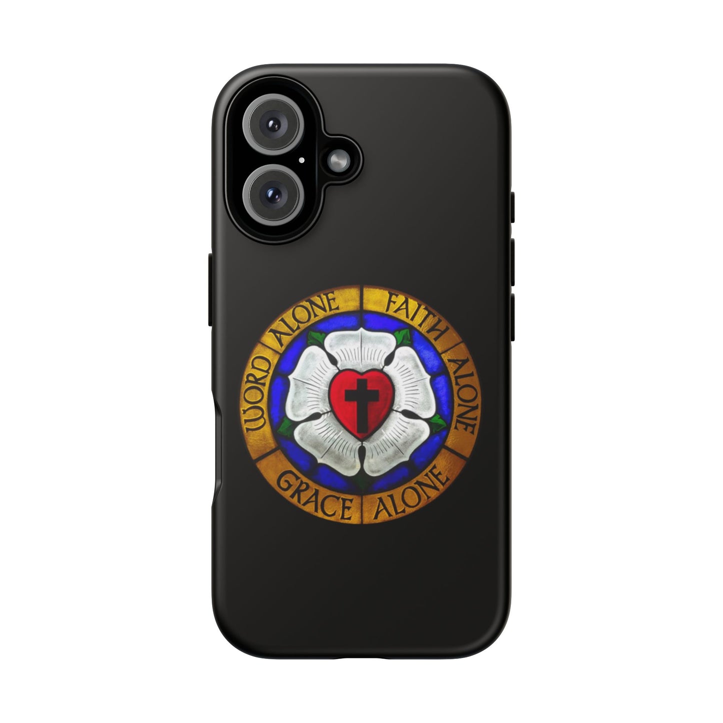 Luther Rose Black Tough Phone Case